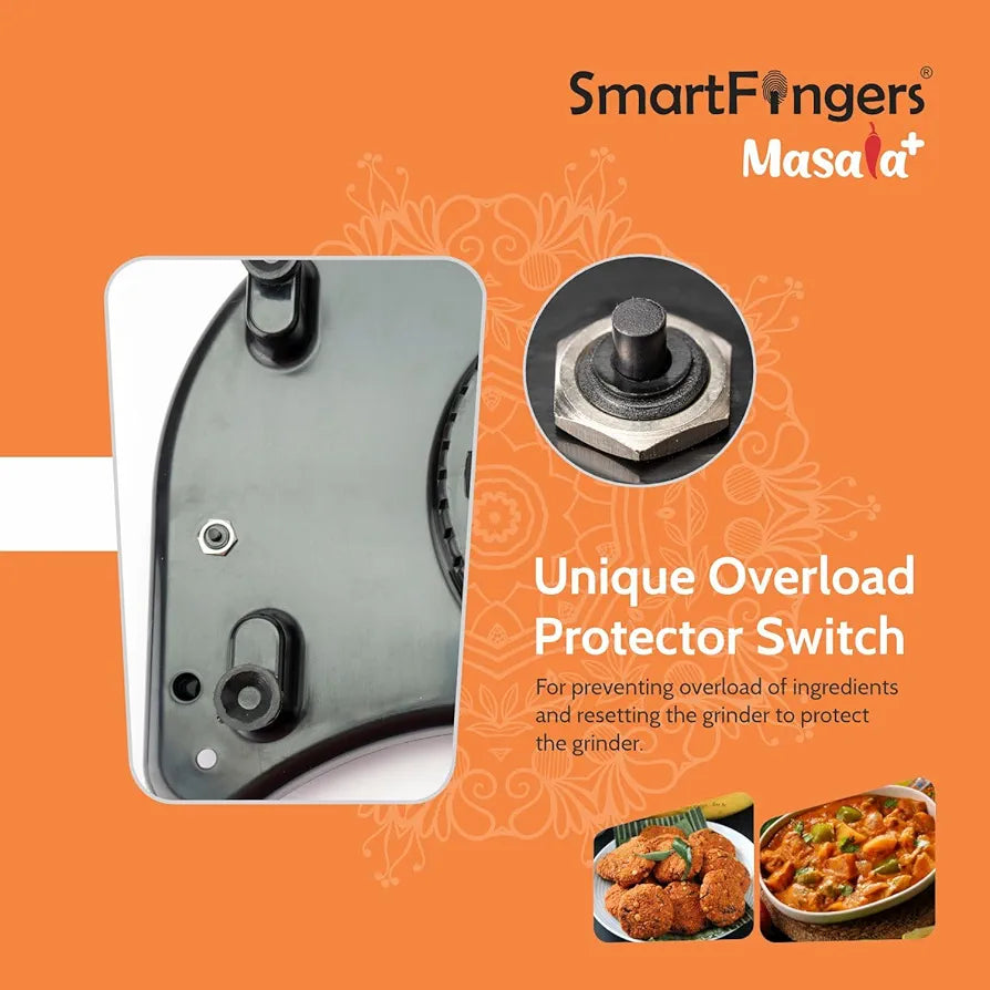 SMART FINGERS MASALA PLUS 2L BLUE WET GRINDER SMART FINGERS MASALA PLUS 2L BLUE WET GRINDER